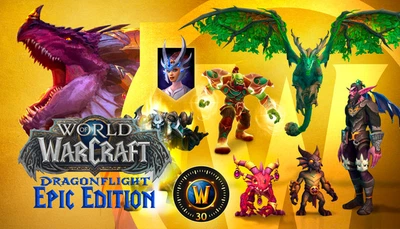 Игра World of Warcraft: Dragonflight Epic Edition для ПК (Ключ активации Battle.net)