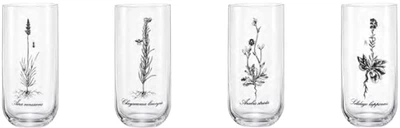 Набор стаканов Bohemia Herbal 440 мл х 4 шт (b25287-S1742)