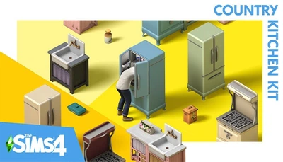 Дополнение The Sims 4 - Country Kitchen Kit (Сельская кухня) для ПК (Ключ активации EA App)