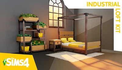 Дополнение The Sims 4 - Industrial Loft Kit (Лофт Комплект) для ПК (Ключ активации EA App)