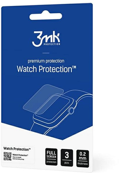 Захисне скло 3MK FlexibleGlass для Smartwatch LT-25 3 шт (5903108515818)