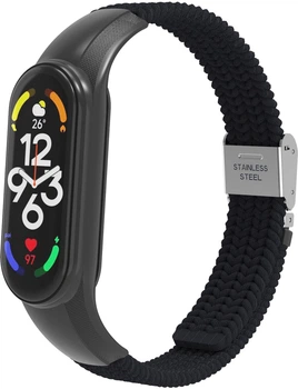 Ремінець ArmorStandart Braided Solo Loop для Xiaomi Mi Band 7/6/5/4 Black (ARM69902)