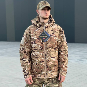 Мужская зимняя Куртка с подкладкой Omni-Heat до - 35 °C / Парка с мембраной Gore-Tex мультикам размер XL