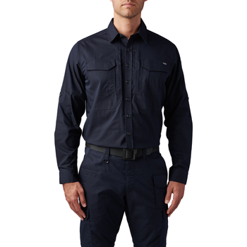 Сорочка тактична 5.11 Tactical ABR Pro Long Sleeve Shirt Dark Navy XL (72543-724)