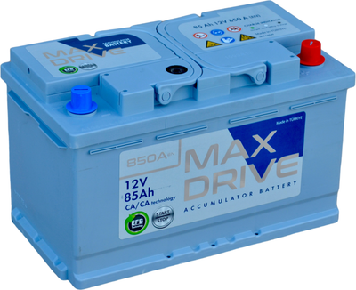 Автомобильный аккумулятор Max Drive EFB 85 Ah (-/+) EN850 (СТ-00150317)