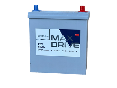 Автомобільний акумулятор Max Drive Asia SMF 42 Ah (-/+) EN350 B19 (СТ-00154729)