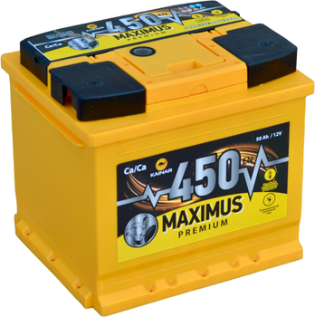 Автомобильный аккумулятор Kainar Maximus Premium 50 Ah (-/+) EN450 (СТ-00125293)