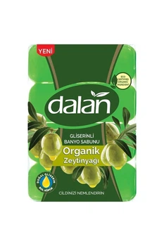 Мыло для ванны Dalan с глицерином и органическим оливковым маслом, 4 х 150 г