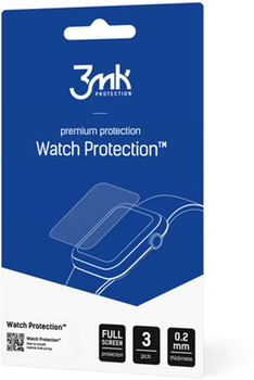 Захисна плівка 3MK Watch Protection для екрану смарт-годинників Apple Watch SE (2022) 44 mm 3 шт. (5903108491211)