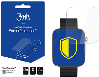 Folia ochronna 3MK Watch Protection na ekran smartwatcha Bemi CID 3 szt. (5903108495288)