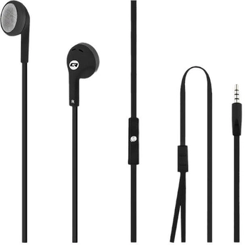 Słuchawki z mikrofonem Qoltec czarne (50805)