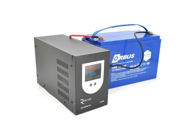 Комплект резервного питания Ritar ИБП + гелевая батарея ORBUS (RitarSK-500W + АКБ ORBUS GEL 100 Ah)