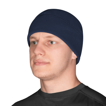 Флисовая зимняя шапка тактическая Camotec Beanie 2.0 Himatec Pro Синяя S