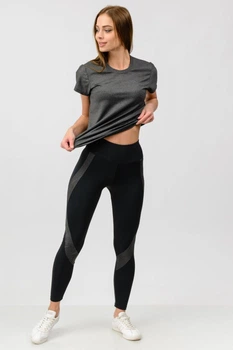 Костюм для фитнеса (футболка и лосины) Go Fitness 90034-1-1 размер XL-XXL