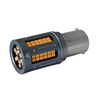 Светодиодная лампа Avolt Py21W 2016-84smd Canbus желтая 12v(16149)