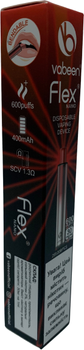 Одноразовая электронная сигарета Vabeen Flex Nano 600 2 мл 3% Strawberry + Banana (6974217691594)