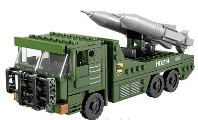 Конструктор ракетная установка KAZI 84074, 391 детали