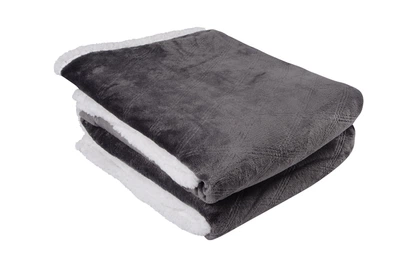Одеяло Soho демисезонное евро 200x220 см полиэстер Plush hugs Graphite (1224К)