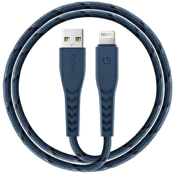 Кабель для зарядки Energea Nyloflex USB - Lightning Charge and Sync C89 MFI 1.5 м Blue (6957879423680)