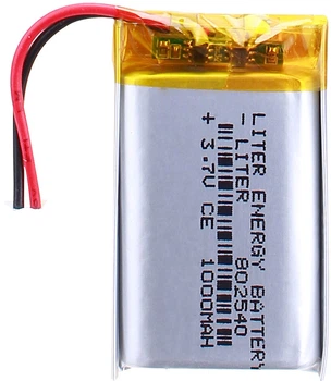 Аккумулятор Li Pol 802540 1000 мАч 3.7В. Liter Energy