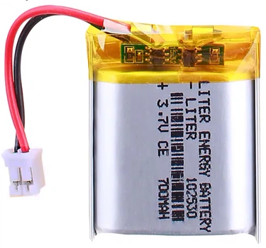Аккумулятор Li Pol 102530 700мАч 3.7В (JST PH 2.0 2pin). Liter Energy