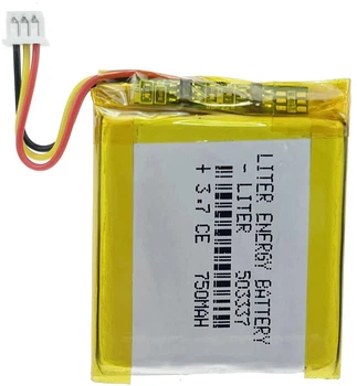 Аккумулятор Li Pol 503337 750мАч 3.7В (разъем JST PH 1.25 3pin). Liter Energy