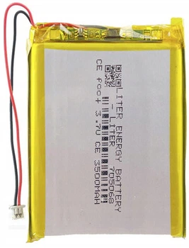 Аккумулятор Li Poly 705068 3500мАч 3.7В (разъем JST PH 1.25мм 2 pin). Liter Energy