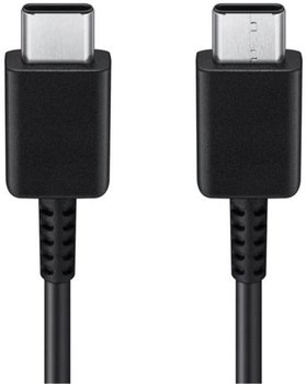 Kabel Samsung USB Type-C - USB Type-C szybkie ładowanie 1 m czarny (8806090144028)