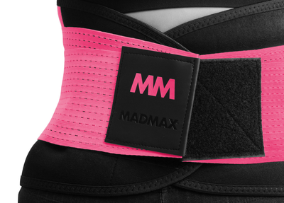 Пояс компрессійний MadMax MFA-277 Slimming belt Black/neon pink M