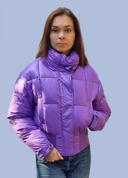 Жіноча демісезонна куртка Lady Yep 46 фіолетовий ( VKT400FB)