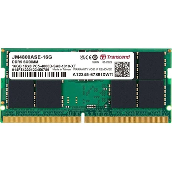 Модуль памяти Transcend DDR5 16GB SO-DIMM 4800Mhz (JM4800ASE-16G)