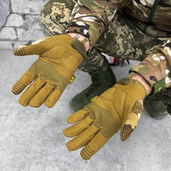 Щільні штурмові Рукавиці Mechanix Wear M-Pact із Вставками TrekDry мультикам розмір M