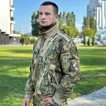 Мужская водонепроницаемая Куртка с системой Вентиляции / Стильный Бомбер мультикам размер XL