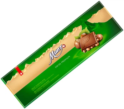 Молочний шоколад Munz з цільним фундуком 300 г (7610041081109)
