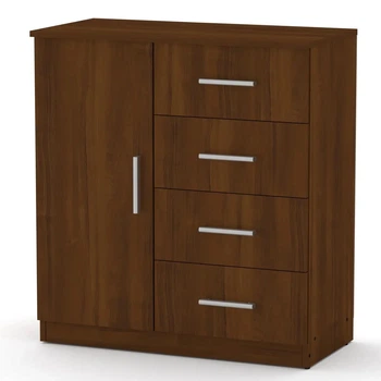 Комод 4+1А Компанит Орех экко 78х39х84,9 см