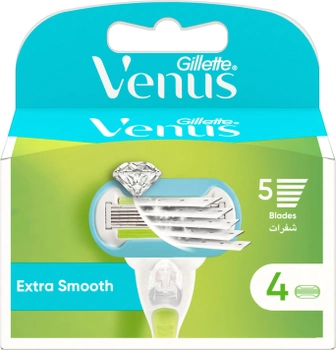Змінні картриджі для гоління (леза) жіночі Venus Extra Smooth Embrace 4 шт (7702018955527)