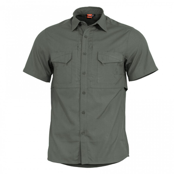 Тактична сорочка Pentagon Plato Shirt Short K02019-SH Medium, Camo Green (Сіро-Зелений)