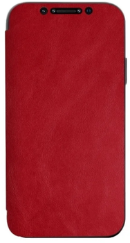 Etui z klapką Beline Leather Book do Apple iPhone 12/12 Pro Red (5903657574915)