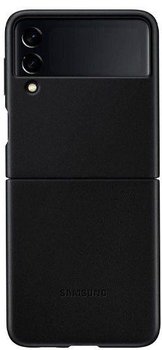 Etui plecki Beline Leather Case do Samsung Galaxy Z Flip 3 Black (5904422911638)