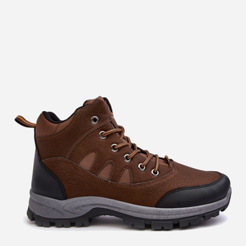 Letnie buty trekkingowe męskie wysokie Gometti 43 Brązowe (5905677968286)
