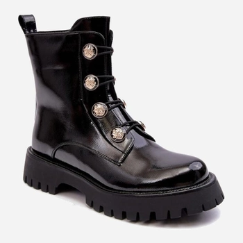 Жіночі зимові черевики високі S.Barski D&A MR870-51 37 Чорні (5905677950144)