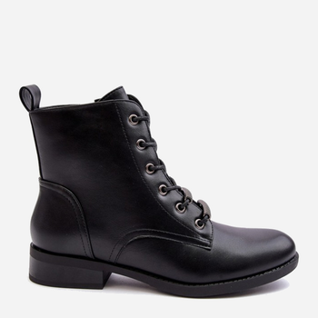 Жіночі зимові черевики високі S.Barski HY75-10 37 Чорні (5905677950090)