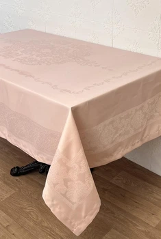 Скатертина тефлонова Maison Royale 160х220 Jumbo Pudra PVS