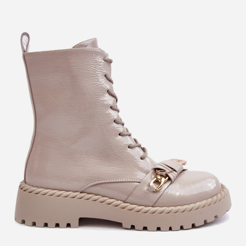 Жіночі зимові черевики високі S.Barski D&A MR870-67 39 Світло-сірі (5905677949483)