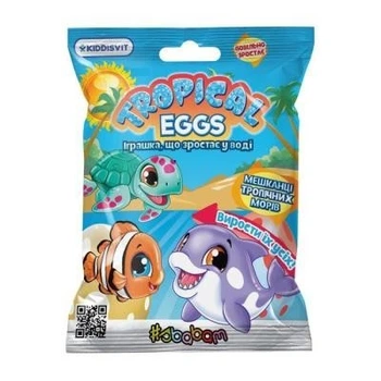 Растущая игрушка в яйце #SBABAM Tropical Eggs - Жители тропических морей в ассорт. (77/CN-2020)