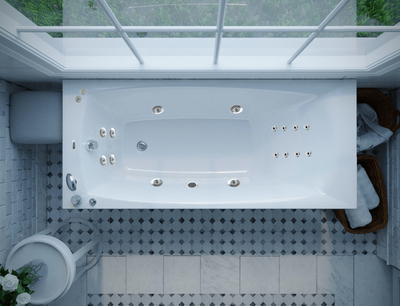 Ванна гідромасажна WGT Rialto Lido L 1700x755x660 мм HYDRO LINE TRE