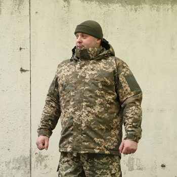 Куртка тактична зимова "Хуртовина", тканина Оксфорд, колір піксель (ММ 14), розмір 60 арт. 972092110