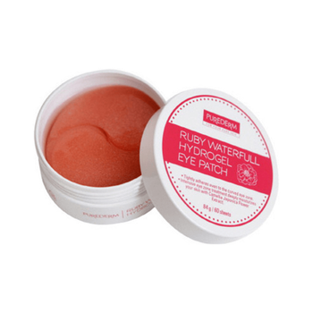 Гидрогелевые патчи для глаз с рубином PUREDERM Ruby Waterfull Hydrogel Eye Patch, 60 шт