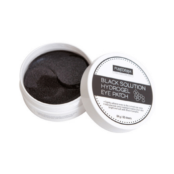 Гидрогелевые патчи для глаз с черным жемчугом Purederm Black Solution Hydrogel Eye Patch, 60 шт