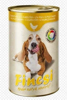 Вологий корм для собак Fincsi Фінчі з курки 1,24 кг